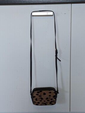 Auxiliary Leather Calf Hair Mini Crossbody Chic Baddie Feminine Festival Bag